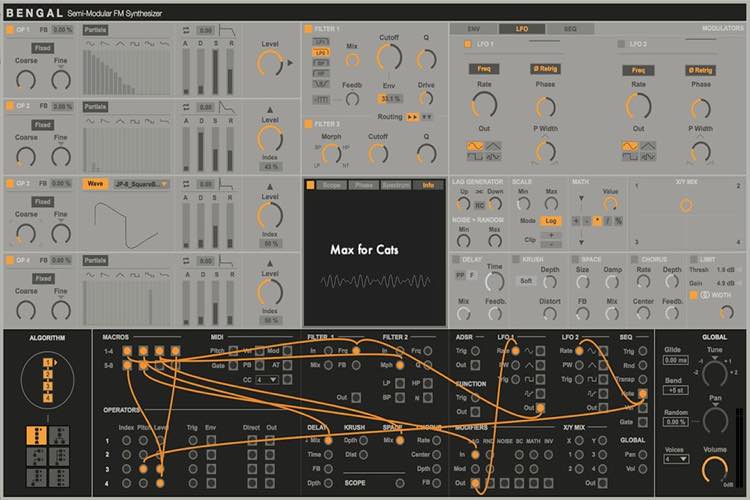 Bengal - semimodularer Synth für Ableton live